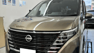 NISSANセレナ 新車納車前の整備